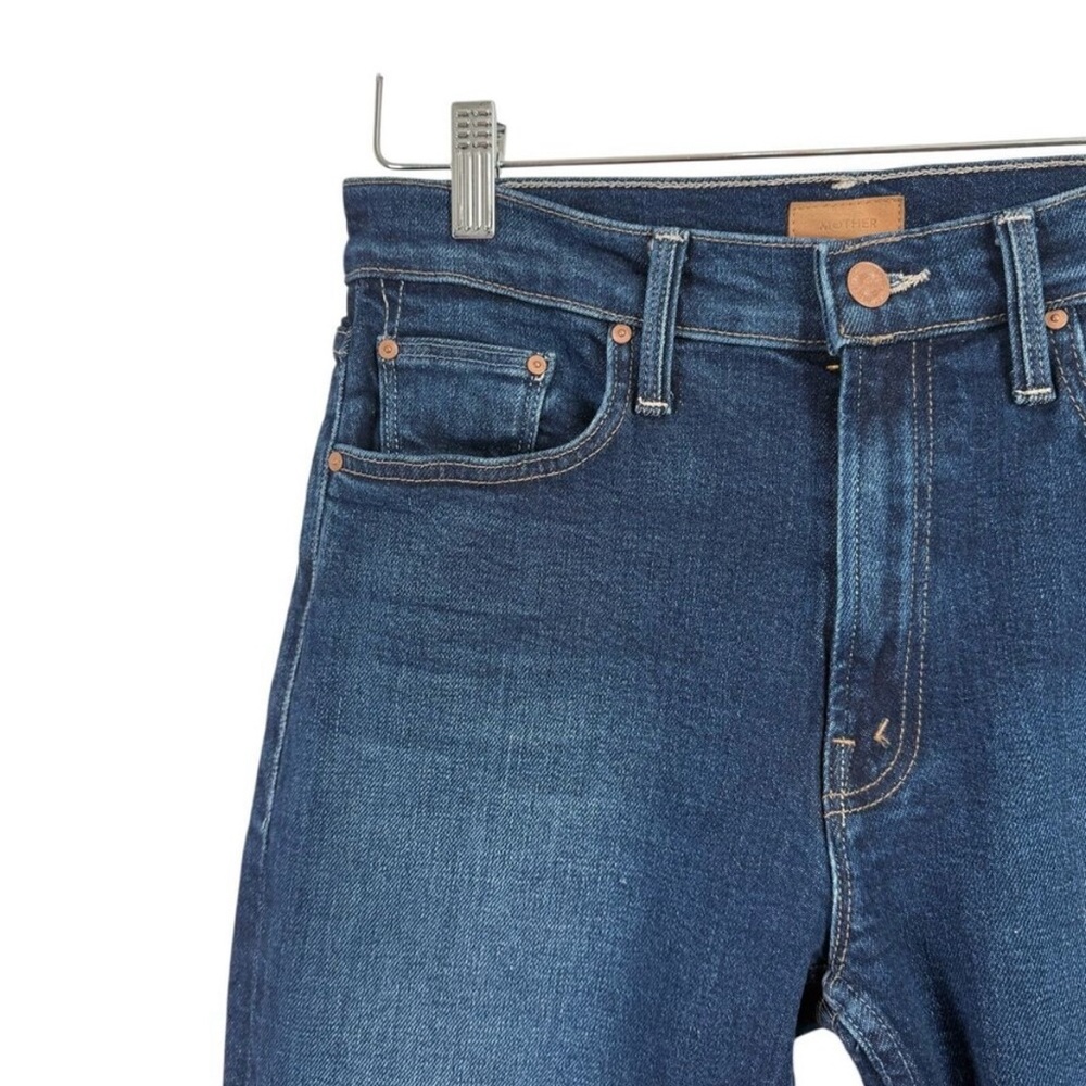 MOTHER Mid Rise Rider Flood Jeans, Size 28 - Picture 3 of 10